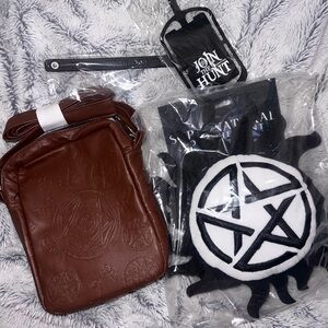 Supernatural TV Show Plushie, Crossbody Bag, Keychain, Licence Plate Bracelet